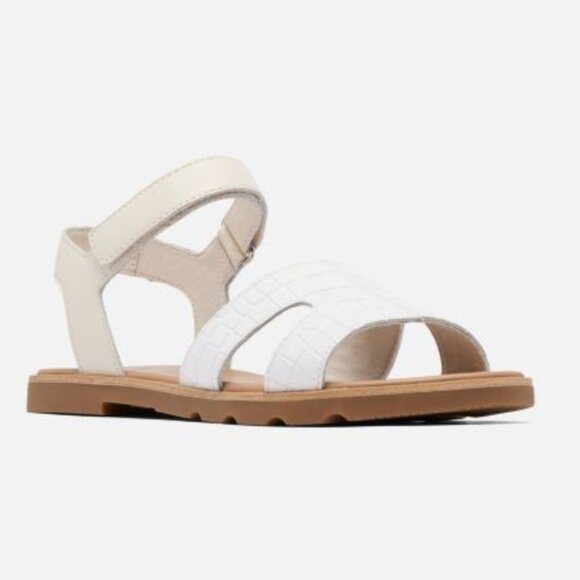 NEW Sorel Ella III Ankle Strap Sandals - Suede Chalk, Gum  For Women 252 - Picture 5 of 9